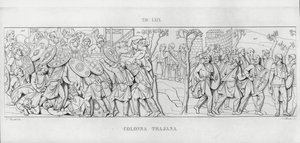 La Colonna Trajana, Coluna de Trajano de Italian School
