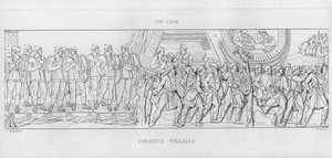 La Colonna Trajana, Coluna de Trajano de Italian School