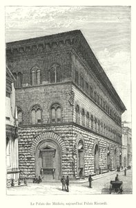 Palazzo dei Medici, agora Palazzo Riccardi (gravura) de Italian School
