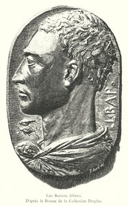 Leo Battista Alberti, Do Bronze da Coleção Dreyfus (gravura) de Italian School
