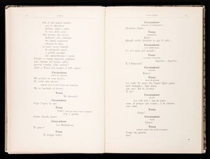 Libretto de Tosca por Giacomo Puccini, Edição Ricordi, Itália de Italian School