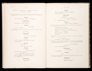 Libretto de Tosca por Giacomo Puccini, Edição Ricordi, Itália de Italian School