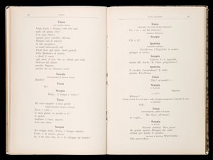 Libretto de Tosca por Giacomo Puccini, Edição Ricordi, Itália de Italian School