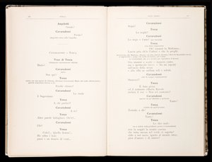 Libretto de Tosca por Giacomo Puccini, Edição Ricordi, Itália de Italian School