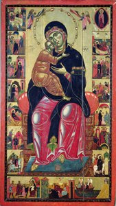 Madonna entronizada, escola florentina, c.1275-80 de Italian School