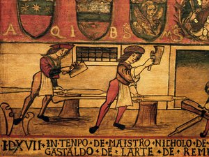 Mariegole (livro de regras) de Art of Oars, Detail, Itália de Italian School