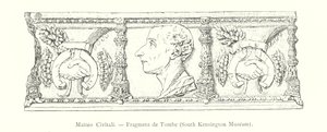 Matteo Civitali, Fragment de Tombe, South Kensington Museum (gravura) de Italian School