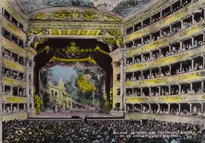 Milão, interior, Theatro Alla Scala (foto) de Italian School