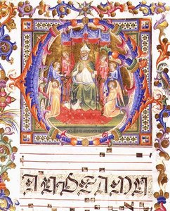 Sra. 557 f.35v Historiated 