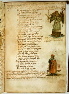 Senhora Ital 483 P.4.7 f.157r Virgo e Libra, do 