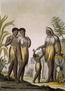 Nativos de Cazegut, África Ocidental, c.1820s-30s de Italian School
