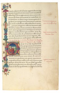 PSEUDO-ARISTOTLE, Secreta secretorum; "MARDOCHEUS IUDEUS", Epistola ad Alexandrum de cognitione veri dei; ADAM DE MONTALDO (fl. c.1450-1495), Divinitus prolata iudicia sive premonita; Quedam alia summatim posita iudicia, Roma, c.1490 (tinta e cor sobre vel de Italian School