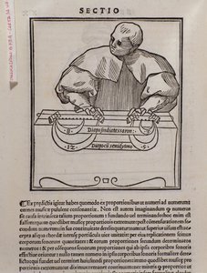 Página de Theorical Music por Lodovico Fogliani (1475 -1542) (ou Ludovico Foliani) teórico musical de Italian School