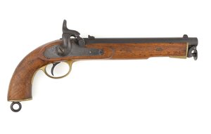 Padrão 1856 Pistola de Percussão Crivada de Italian School