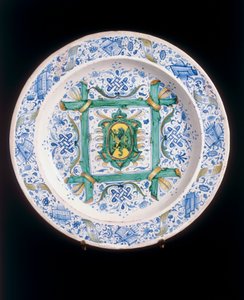 Prato com o Leão Rampante, Cafaggiolo maufacture de Italian School