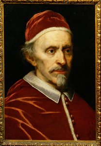 Papa Inocêncio XI, nascido Benedetto Odescalchi ... (pintura sobre tela) de Italian School