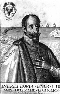 Retrato de Andrea Doria (1466-1560), guerreiro italiano. de Italian School
