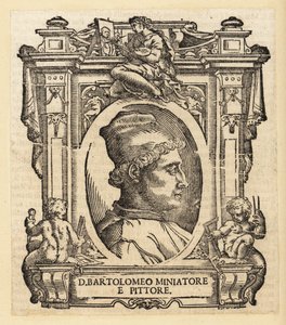 Retrato de Bartolomeo della Gatta, pintor, iluminador e arquitecto italiano (florentino) de Italian School
