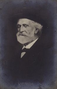 Retrato de Giuseppe Verdi de Italian School