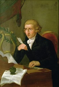 Retrato de Joseph Haydn (1732 - 1809) (óleo sobre tela) de Italian School