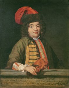 Retrato de Philippe Emmanuel de Coulanges vestido para o carnaval, 1690