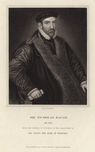 Retrato de Sir Nicholas Bacon de Italian School