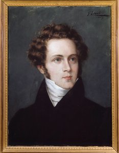 Retrato de Vincenzo Bellini (1801-1835) compositor italiano de Italian School