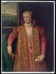 Retrato de uma mulher, escola veneziana