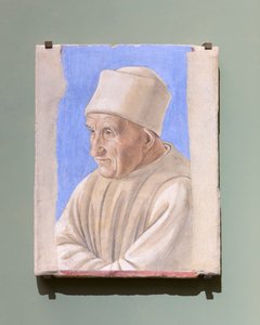 Retrato de um homem velho, último quarto do século XV de Italian School