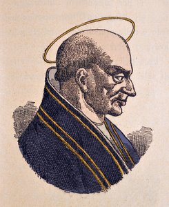 Retrato do Papa Adeodat ou Dieudonne Ier (Deusdedit ou Adeodatus ou Deodatus ou Adeodato) (615-618) de Italian School