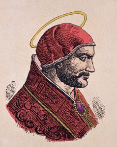 Retrato do Papa Anastase Ier (Anastasius, Anastasio) (399-401) de Italian School