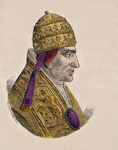 Retrato do Papa Clemente II (Clemente ou Clemens) (1046-1047) de Italian School