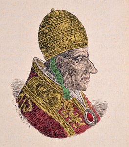 Retrato do Papa Gregoire XII (Gregório, Gregório ou Gregório) (1406-1415) de Italian School