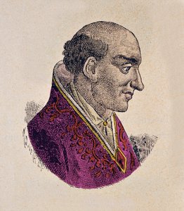 Retrato do Papa João XII (Giovanni, Ioannes) (955-963) de Italian School