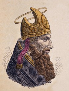 Retrato do Papa Marcos (Marcos ou Marcus ou Marco) (335-336) de Italian School