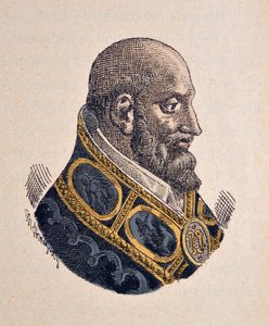 Retrato do Papa Marcelo II (Marcelo ou Marcello) (1555) de Italian School
