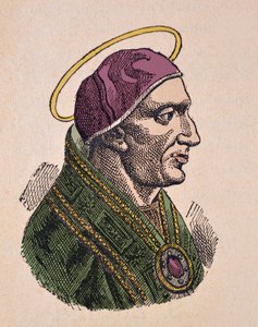 Retrato do Papa Zosime Ier (Zosimus, Zosimo) (417-418) de Italian School