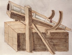 Projeto para um canhão, ilustração de 