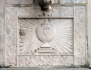 Representação do Santo Graal na Catedral de Milão (Duomo di Milano) de Italian School