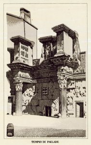 Roma: Templo de Pallas (litho) de Italian School