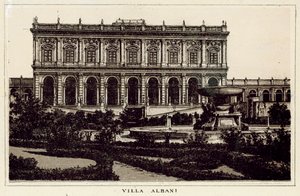 Roma: Villa Albani (litho) de Italian School