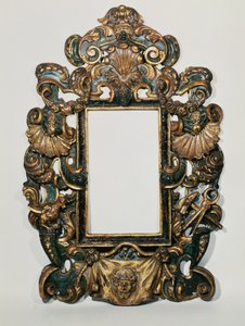 Quadro romano esculpido romano e dourado de Italian School