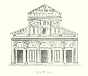San Miniato (gravura) de Italian School