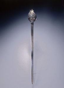 Espada larga de Schiavona, Veneza, início do século 18 de Italian School