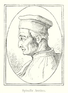 Spinello Aretino (gravura) de Italian School