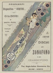 The Anglo-Italian Commerce Co (litografia a cores) de Italian School