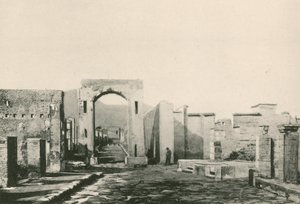 O Arco de Calígula como é (gravura) de Italian School