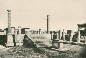 O Templo de Apolo como é (gravura) de Italian School
