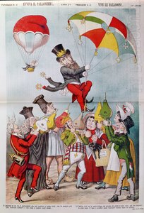 The Wilson Affair em 1887, capa de Le Perroquet de Italian School