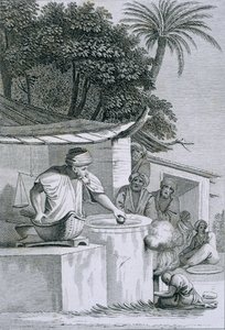 A maneira de fazer macarrão de Italian School